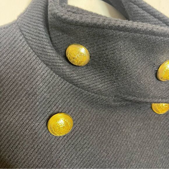 $645 NWT Ramy Brook Navy Peacoat with Notched Collar XS - Picture 7 of 10